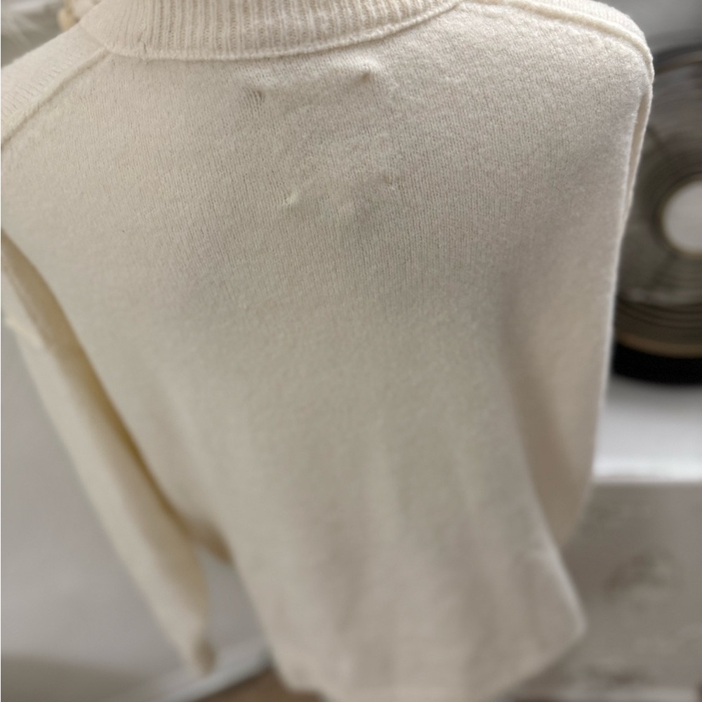 Aerie Cream Oversized Sweater - Picture 6 of 10